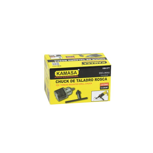 MANDRIL DE ENROSCAR 1.5 A 13 MM  KAMASA KM-577 - Imagen 4