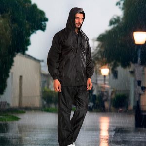 EQUIPO DE LLUVIA NEGRO 2PZ LH-1556