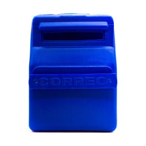 BUZON DE PLASTICO PARA CORREO AZUL URUGUAY