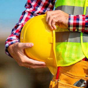 CASCO DE SEGURIDAD AMARILLO PARA OBRA LH-3144