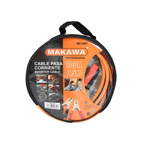 CABLE PARA BATERIA 200AMP 2.5 MTRS MAKAWA MK-0067 - Imagen 5