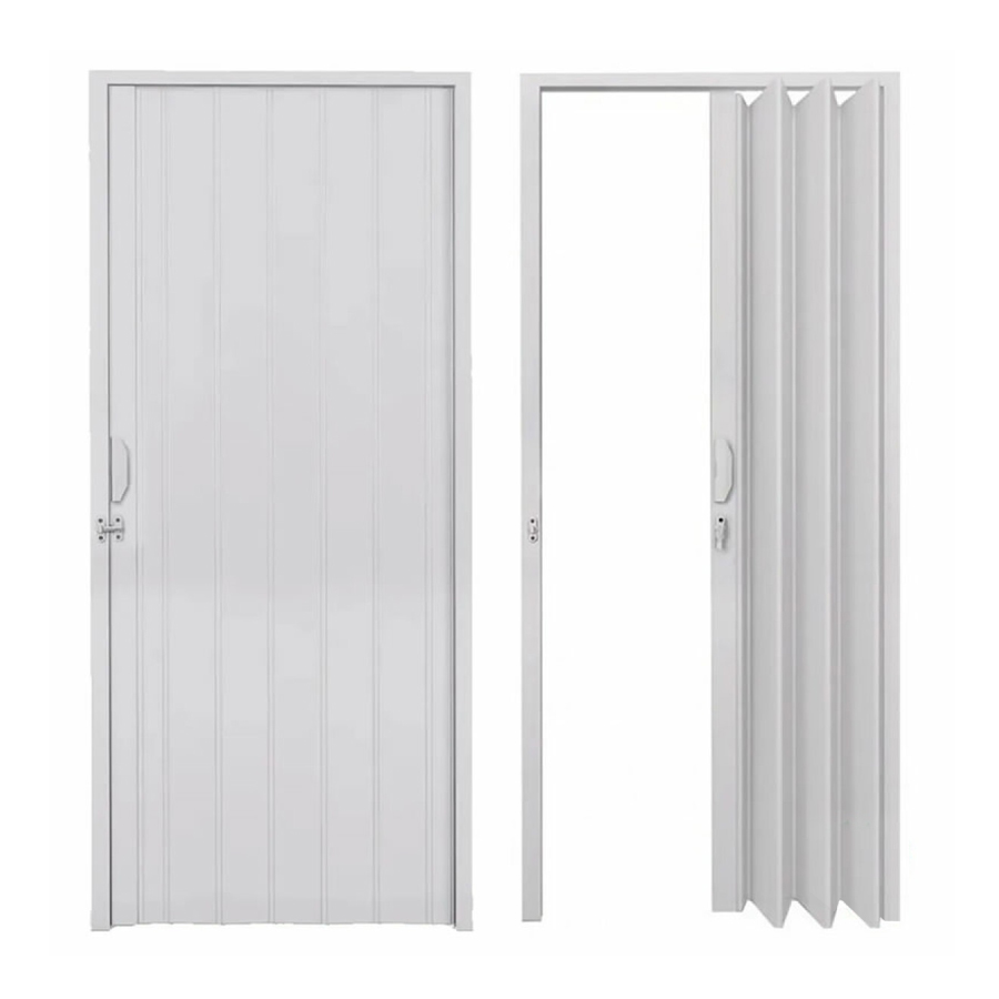 PUERTA PLEGABLE PVC 90X210CM COLOR BLANCO 90B