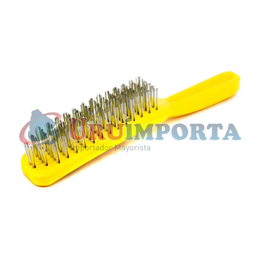 CEPILLO 6 FILAS DE ACERO M/PLASTICO UYUS EBP06U