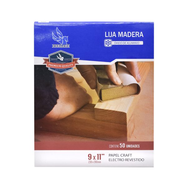 LIJA P/MADERA GRANO 120 50 HOJAS PEGASUS LIJ025 - Imagen 5