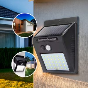 FAROL SOLAR LED CON SENSOR DE MOVIMIENTO LH-3118