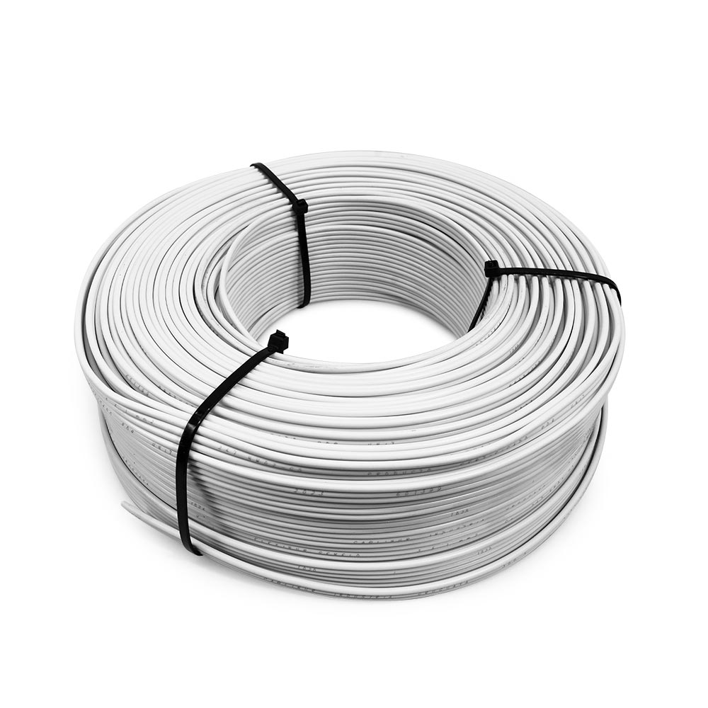 CABLE GEMELO 3X1MM X100 METROS BLANCO