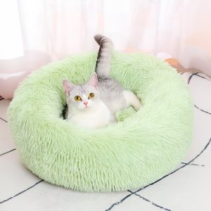 CAMA 60CM PARA MASCOTA PELUDA TIPO PUFF LH-3373