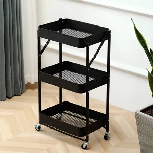 ORGANIZADOR 3 ESTANTES METALICO NEGRO LH-3709