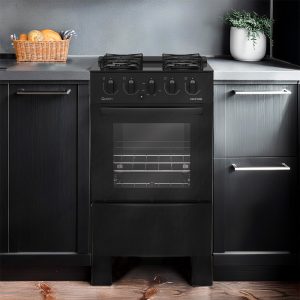 COCINA QUEEN MESADA DE VIDRIO NEGRA CQV210NG