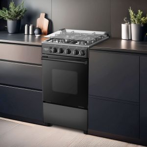 COCINA ENXUTA SUPER GAS NEGRA 4 H CENX9504N