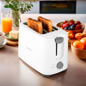 TOSTADORA SMARTLIFE BLANCA 2 TOST/ 700W SL-TD1101