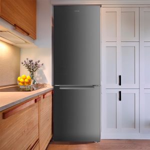 REFRIGERADOR FUTURA FREEZER INFERIOR INOX 312 LTS