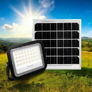 FOCO 40W SOLAR C/PANEL LUZ FRIA LED LIFE LH-3954