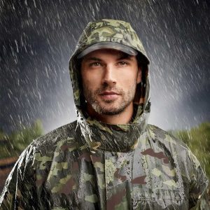 EQUIPO DE LLUVIA CAMUFLADO MILITAR  2PZ LH-4007