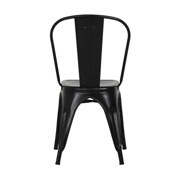 SILLA METALICA REFORZADA NEGRA LH-4274 - Imagen 5