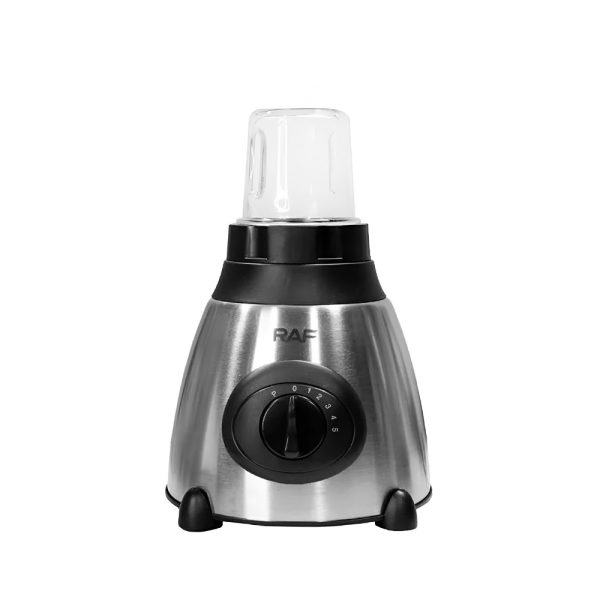 LICUADORA 1000W VASO DE VIDRIO INOX RAF  R-2835 - Imagen 2