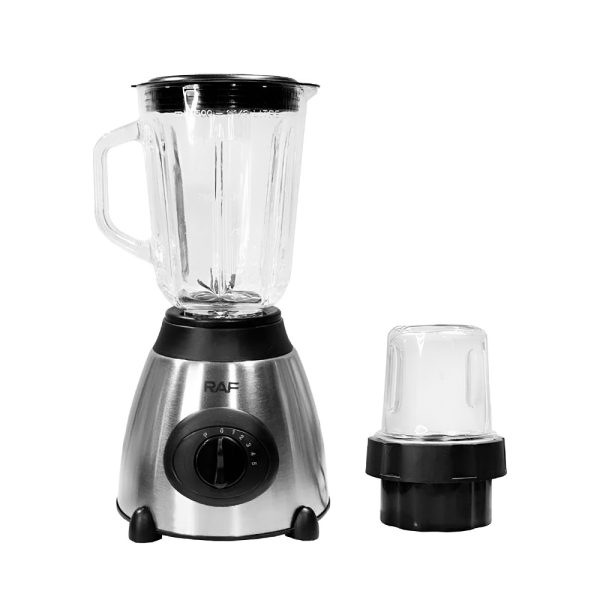 LICUADORA 1000W VASO DE VIDRIO INOX RAF  R-2835 - Imagen 3
