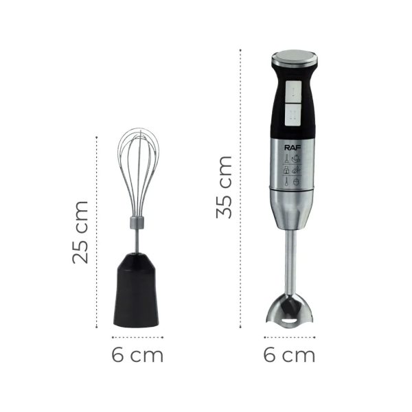 MIXER 4 EN 1 RAF INOX R-326 - Imagen 3