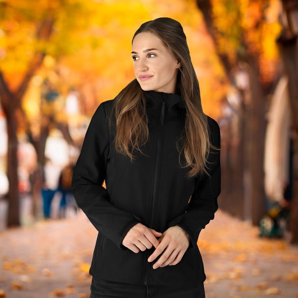 CAMPERA DAMA NEOPRENO NEGRO LABRADOR