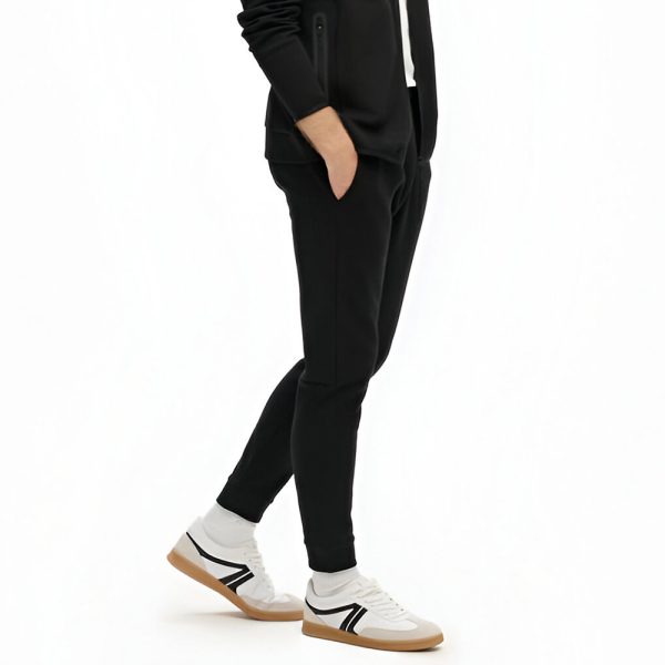 PANTALON DEPORTIVO LABRADOR NEGRO - Imagen 2