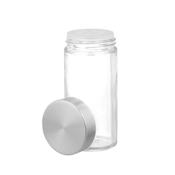 SET DE  CONDIMENTOS 8 PZ GIRATORIO PLATEADO LH4619 - Imagen 6