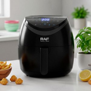 FREIDORA AIRFRYER 5LT 1500W NEGRA RAF R-5234