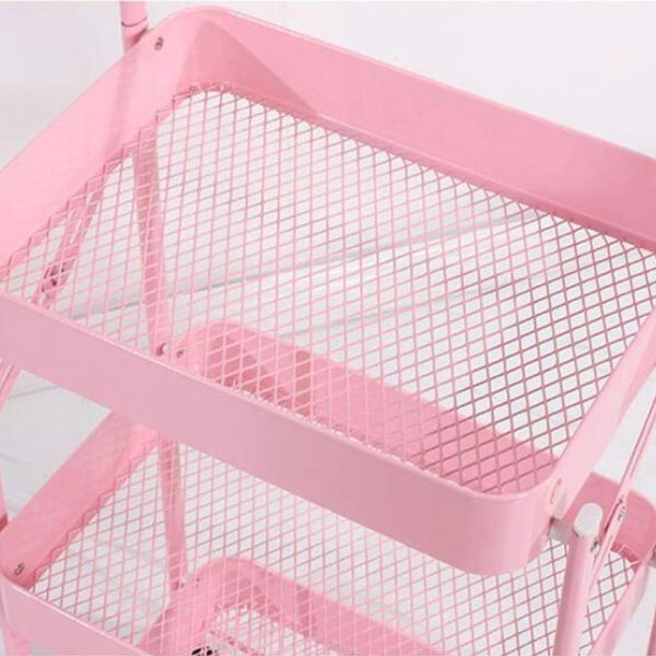 ORGANIZADOR 3 NIVELES PLEGABLE COLOR ROSADO LH4744 - Imagen 4