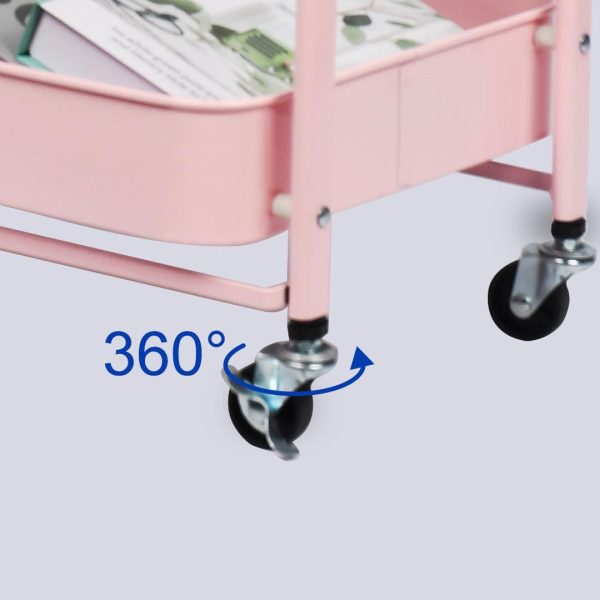 ORGANIZADOR 3 NIVELES PLEGABLE COLOR ROSADO LH4744 - Imagen 5