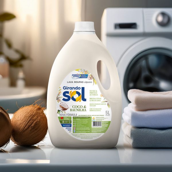 JABON LIQ. 5L COCO P/MAQUINA GIRANDO SOL 276