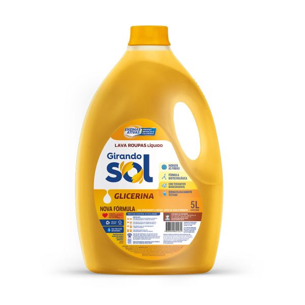 JABON LIQ. 5L GLICERINA P/MAQUINA GIRANDOSOL 264 - Imagen 2