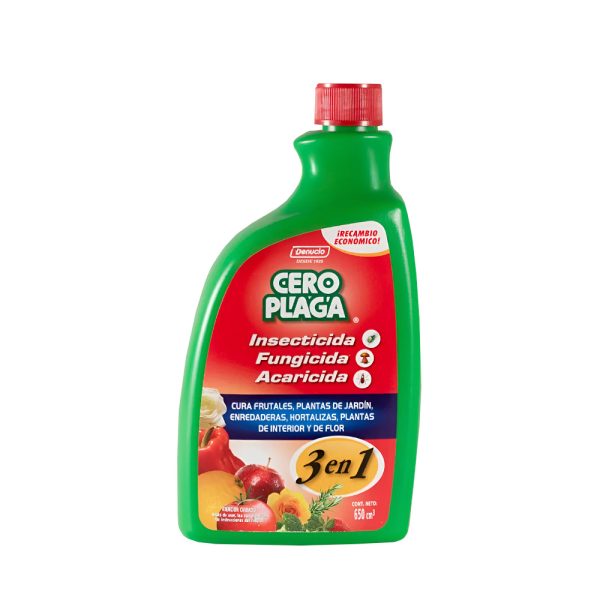 INSECTICIDA 3 EN 1 RECAMBIO 650 CC CERO PLAGA - Imagen 2