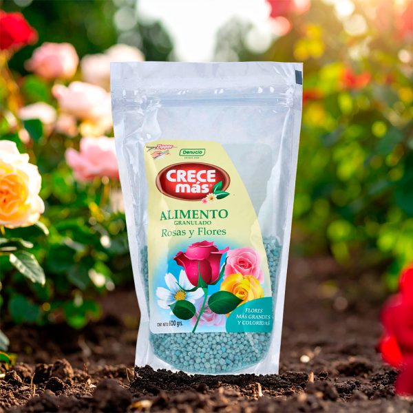 ALIMENTO PARA ROSAS Y FLORES GRANULADO 600 G