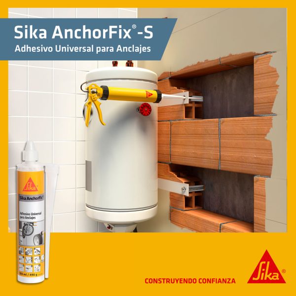 ANCLAJE QUIMICO SIKA ANCHORFIX S 300CC - Imagen 3