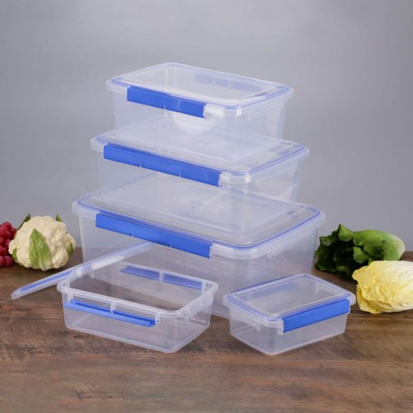 RECIPIENTE RECTANGULAR PLASTICO C/TAPA E03YZ