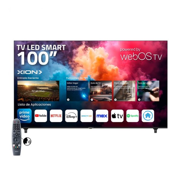 SMART TV XION LED 100" 4K SISTEMA WOS - Imagen 2