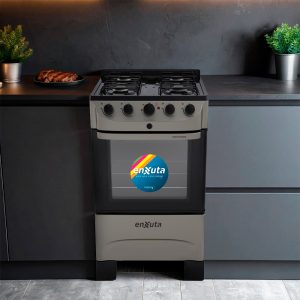 COCINA ENXUTA COMBINADA 4 HORNALLAS TITANIO