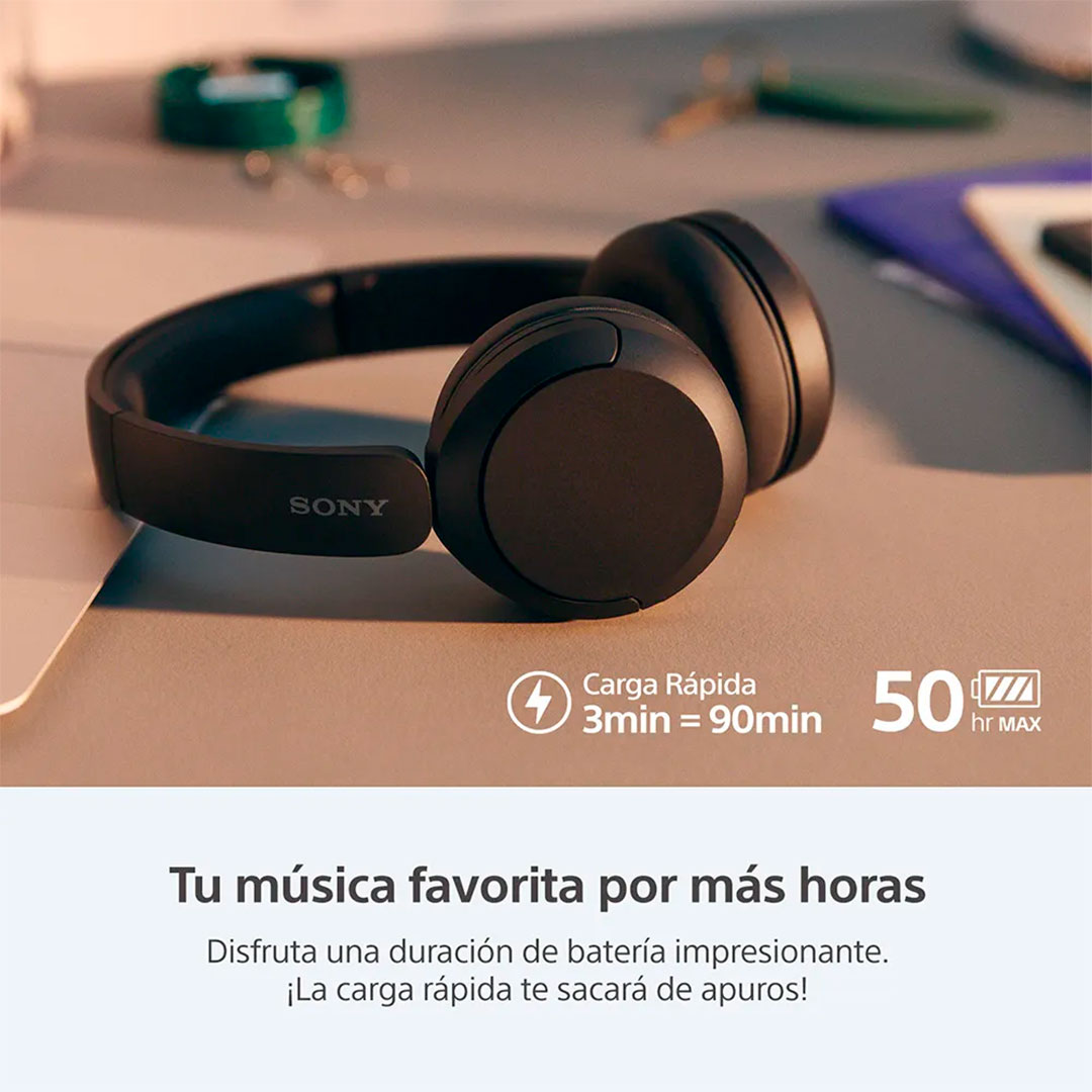 AURICULARES DE VINCHA SONY INALAMBRICOS WH-CH520-B - Imagen 5