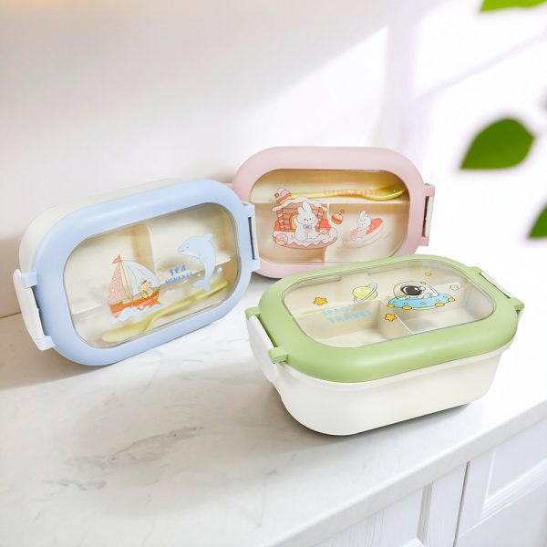 VIANDA LUNCHERA INFANTIL C/ CUCHARA LH-4922