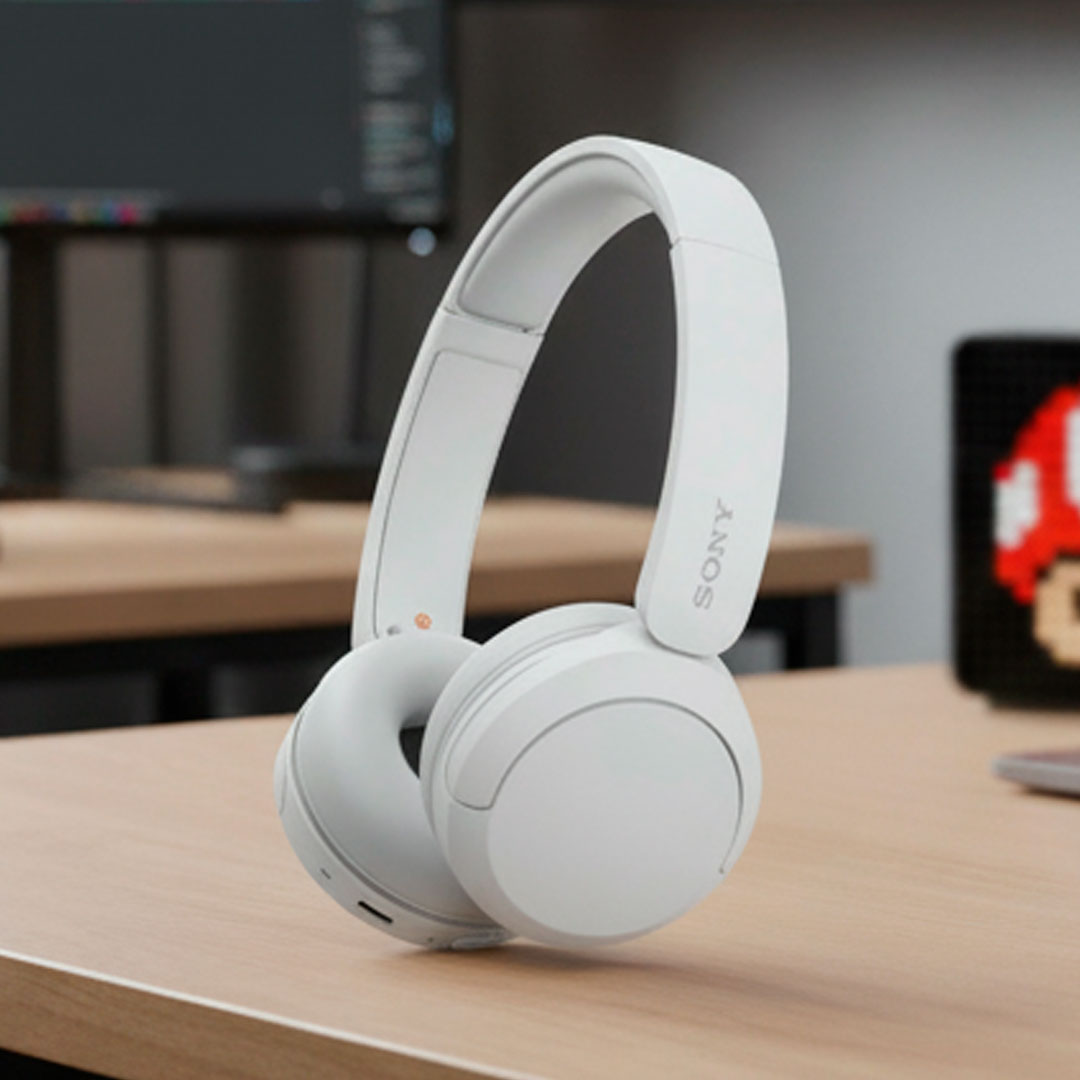 AURICULARES DE VINCHA SONY SIN CABLE WH-CH520-WHT