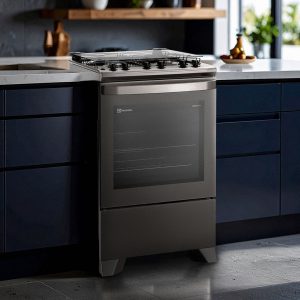COCINA ELECTROLUX 4 HORNALLAS 1 HORNO ENC/ELE FE4T