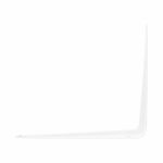 MENSULA METALICA 12" X 14" BLANCA LH-379 - Imagen 4