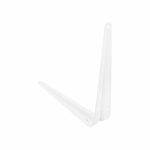 MENSULA METALICA 12" X 14" BLANCA LH-379 - Imagen 3