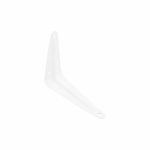 MENSULA METALICA 3" X 4" BLANCA LH-418 - Imagen 2