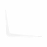 MENSULA METALICA 3" X 4" BLANCA LH-418 - Imagen 8