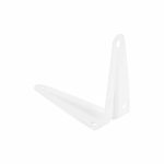 MENSULA METALICA 3" X 4" BLANCA LH-418 - Imagen 4
