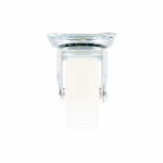 RUEDA PLASTICA BLANCA 2" BASE METAL GIRATOR LH-558 - Imagen 3