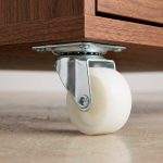 RUEDA PLASTICA BLANCA 2.5" BASE METAL GIRATO LH559