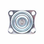 RUEDA PLASTICA BLANCA 2.5" BASE METAL GIRATO LH559 - Imagen 6