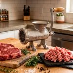 PICADOR N22 DE CARNE MANUAL METALICO LH-1889