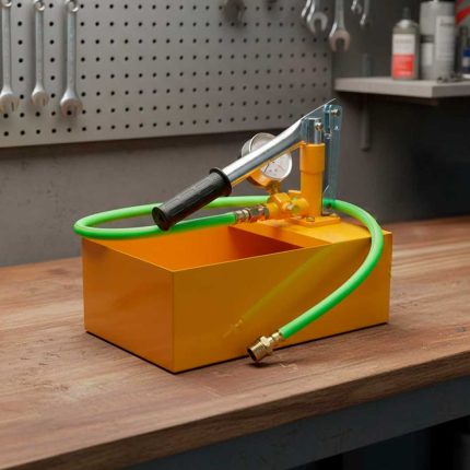 BACUOMETRO DE SANITARIO METALICO AMARILLO LH-735